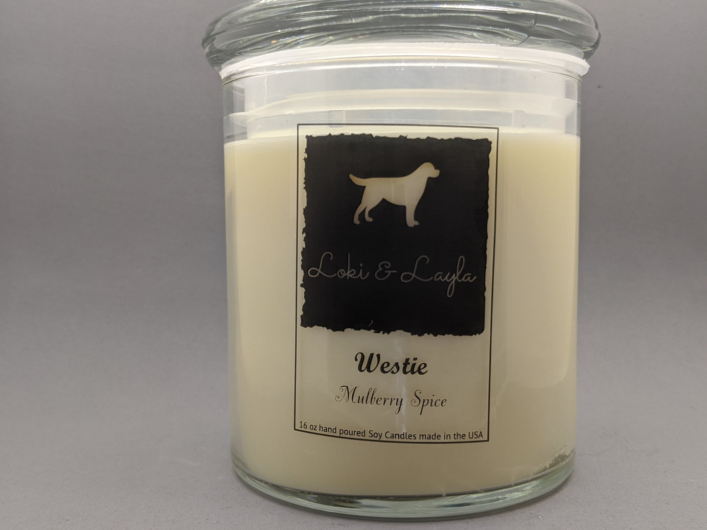 Westie - Mulberry Spice 16.5oz candle image 0