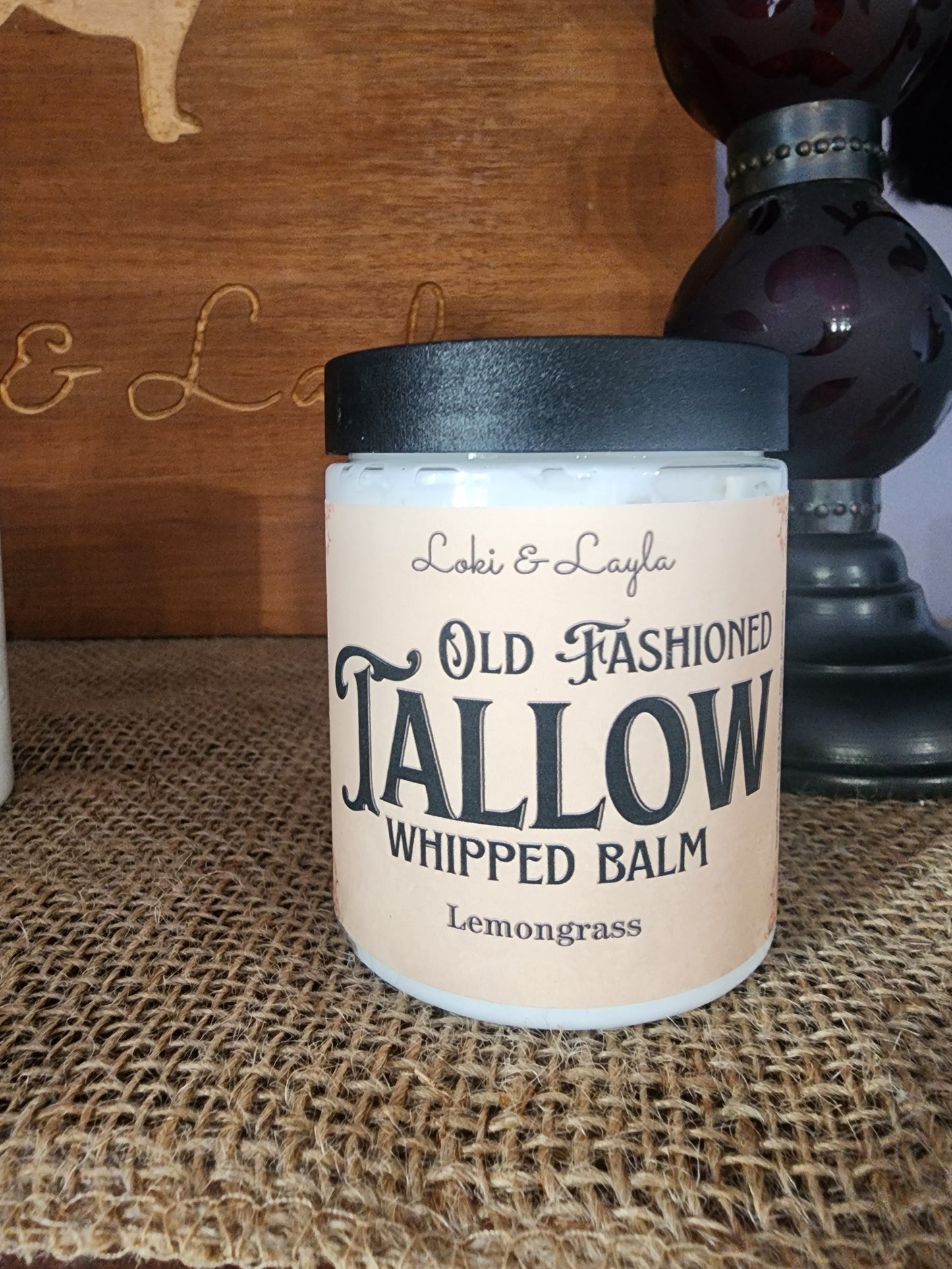 8oz Whipped Tallow Balm - Lemongrass image 0