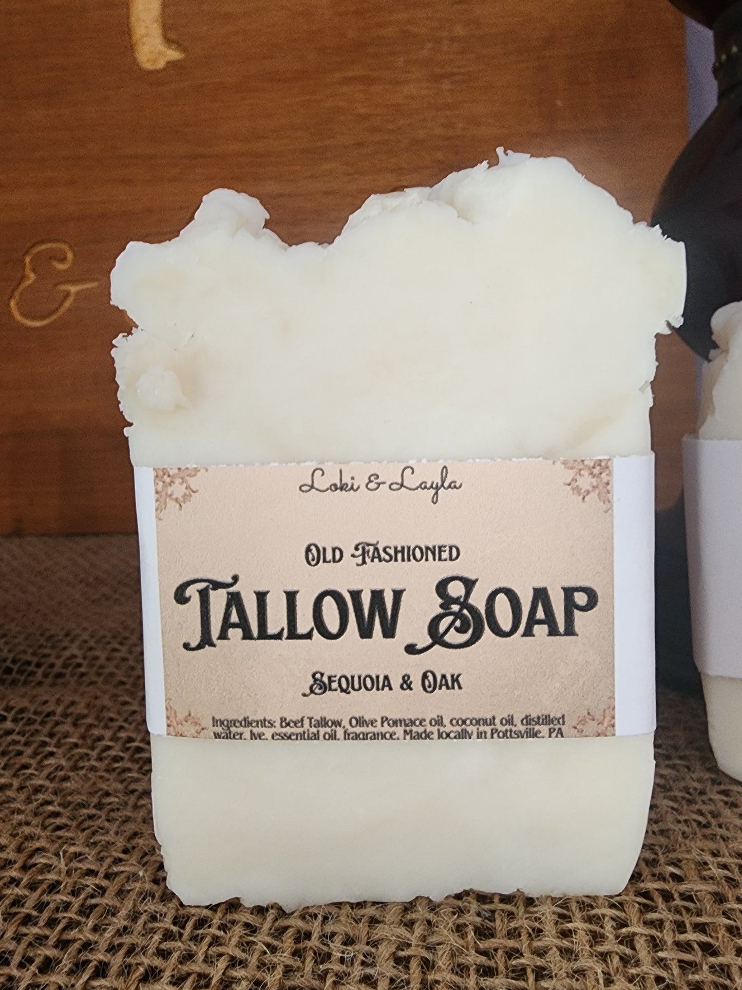 Tallow Soap - Sequoia & Oak image 0
