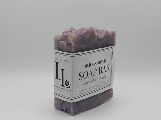 Lavender Vanilla - Old Fashioned Soap Bar