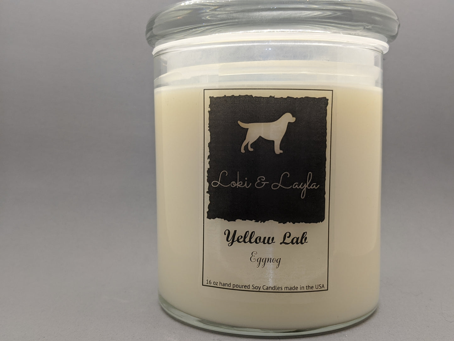 Yellow Lab - Eggnog 16.5oz candle image 0
