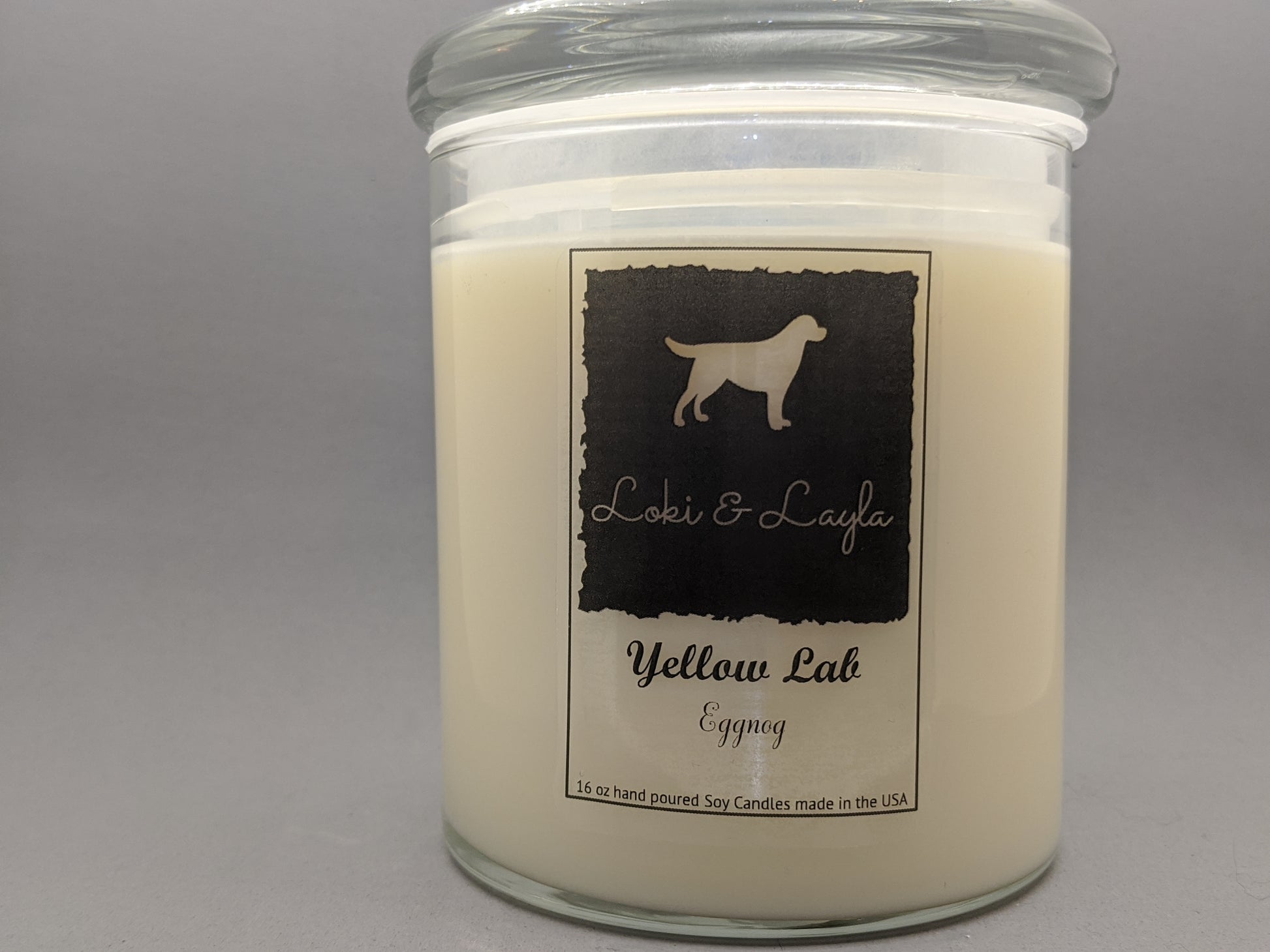 Yellow Lab - Eggnog 16.5oz candle image 0