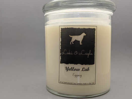 Yellow Lab - Eggnog 16.5oz candle image 0