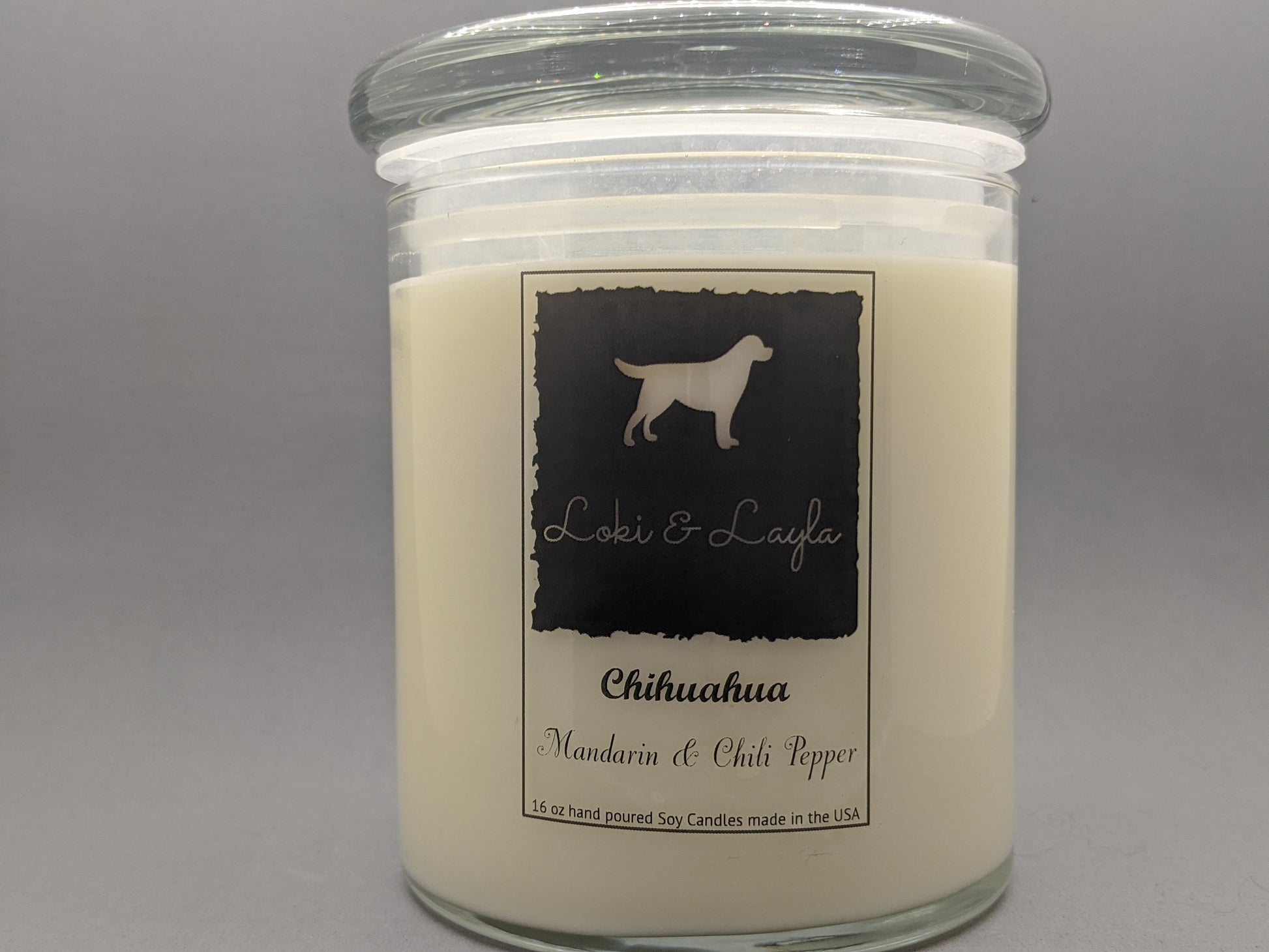 Chihuahua - Mandarin & Sweet Chilli Pepper 16.5oz candle image 0