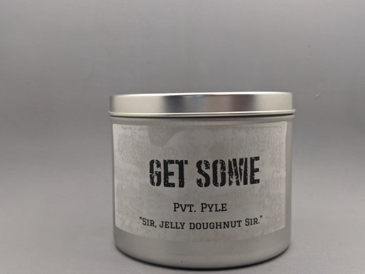 GET SOME - PVT. Pyle - Raspberry Jelly Donut 16oz candle image 0
