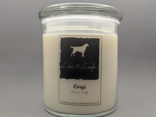 Corgi - Hazlenut Truffle 16.5oz candle image 0