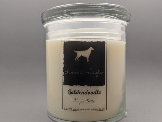 Goldendoodle - Maple Butter 16.5oz candle image 0