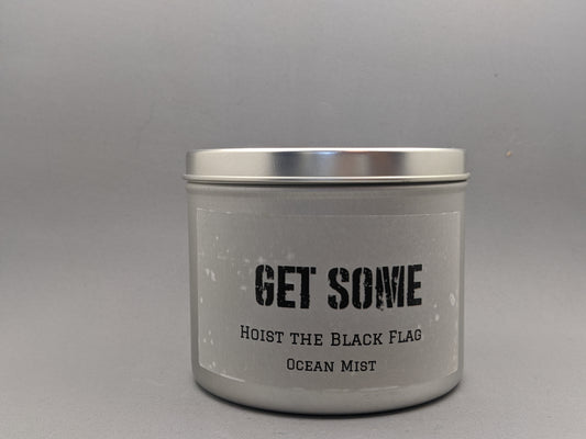 GET SOME - Hoist the Black Flag - Ocean Mist 16oz candle image 0