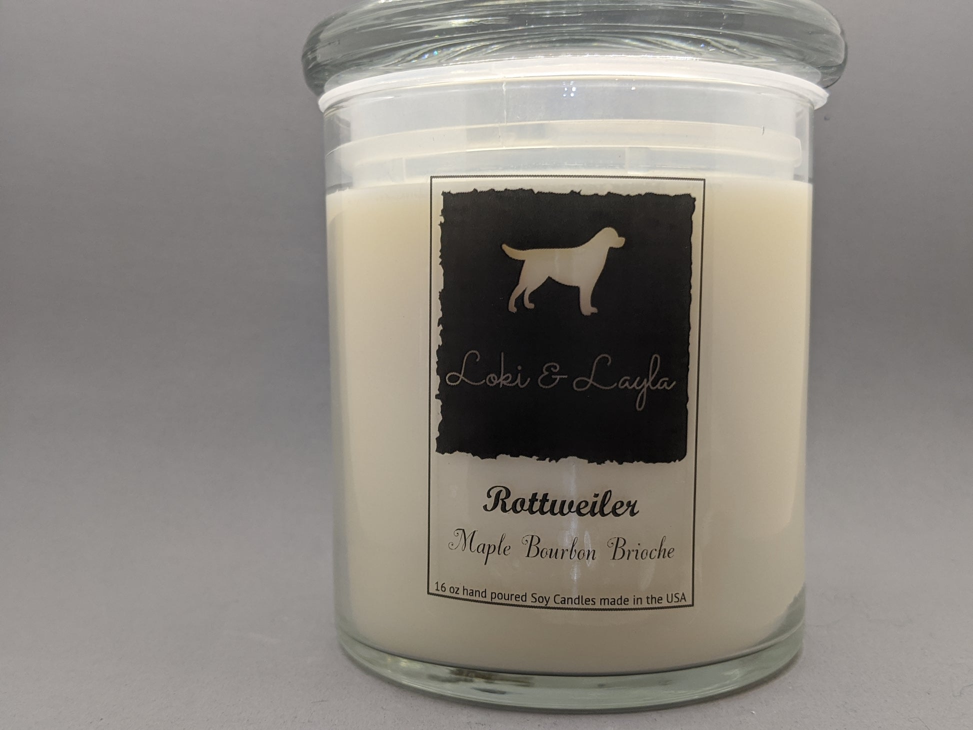 Rottweiler - Maple Bourbon Brioche 16.5oz candle image 0