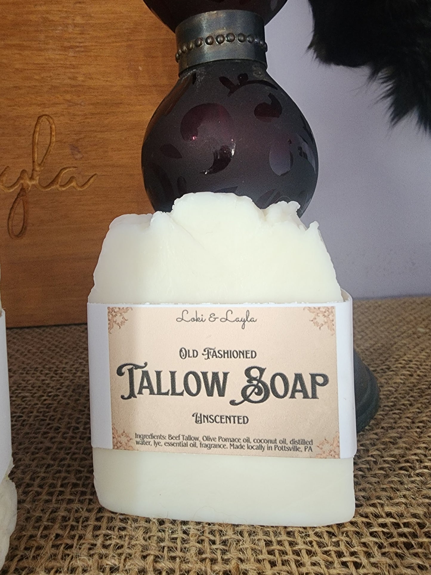 Tallow Soap - Unscented image 0