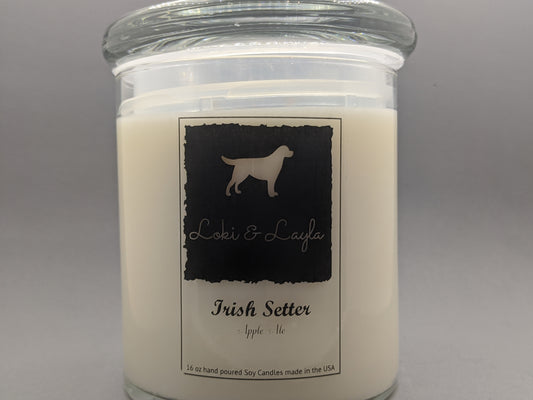 Irish Setter - Apple Ale 16.5oz candle image 0
