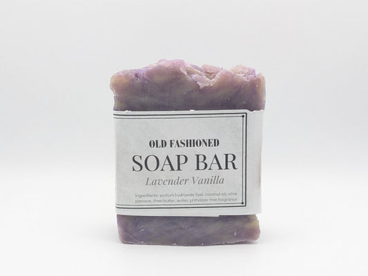 Lavender Vanilla - Old Fashioned Soap Bar