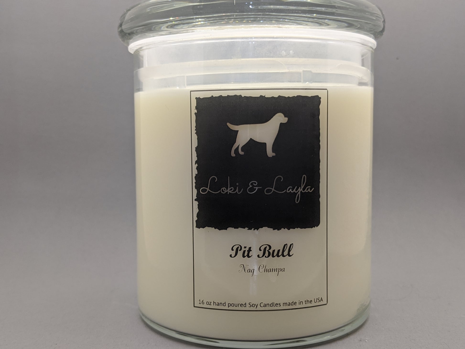 Pit Bull - Nag Champa 16.5oz candle image 0