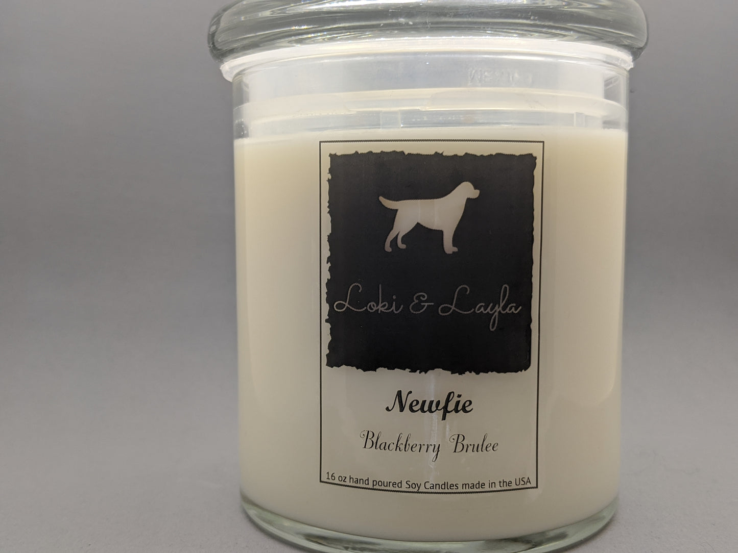 Newfie - Blackberry Brulee 16.5oz candle image 0