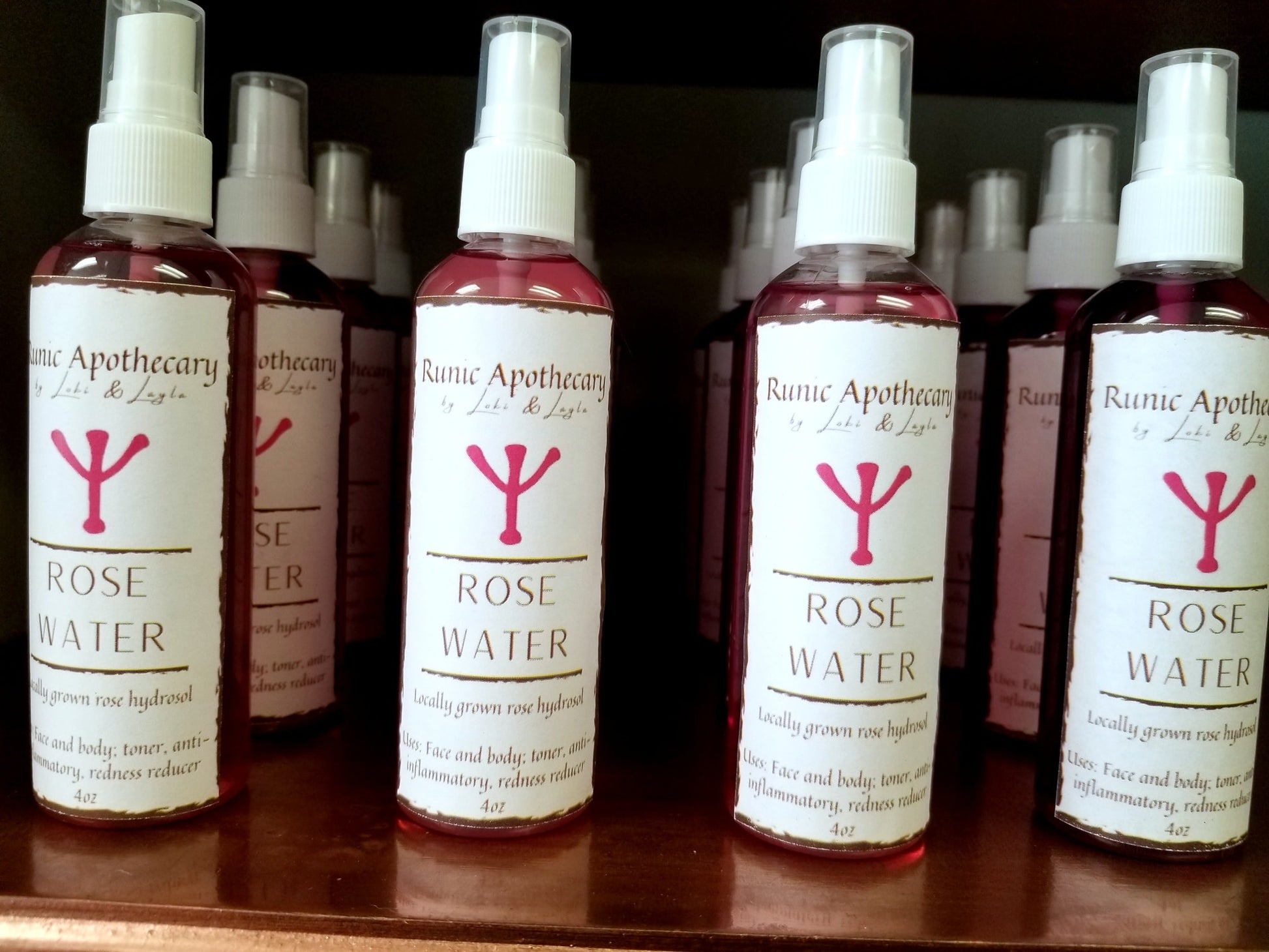 Rosewater Natural Body Spray 4oz image 0