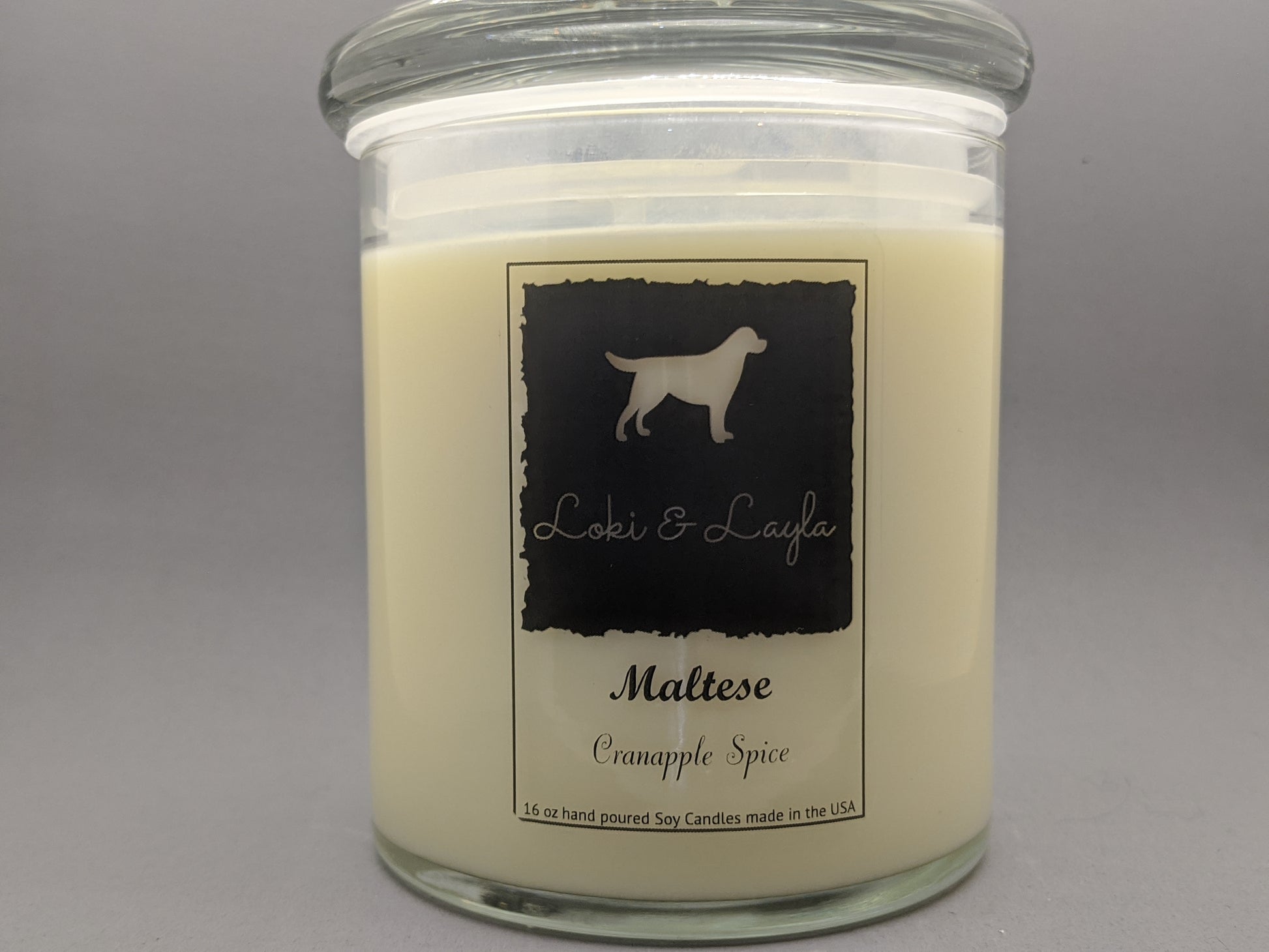 Maltese - Cranapple Spice 16.5oz candle image 0