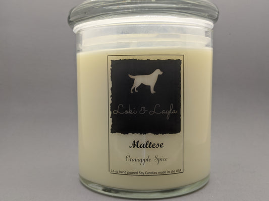 Maltese - Cranapple Spice 16.5oz candle image 0