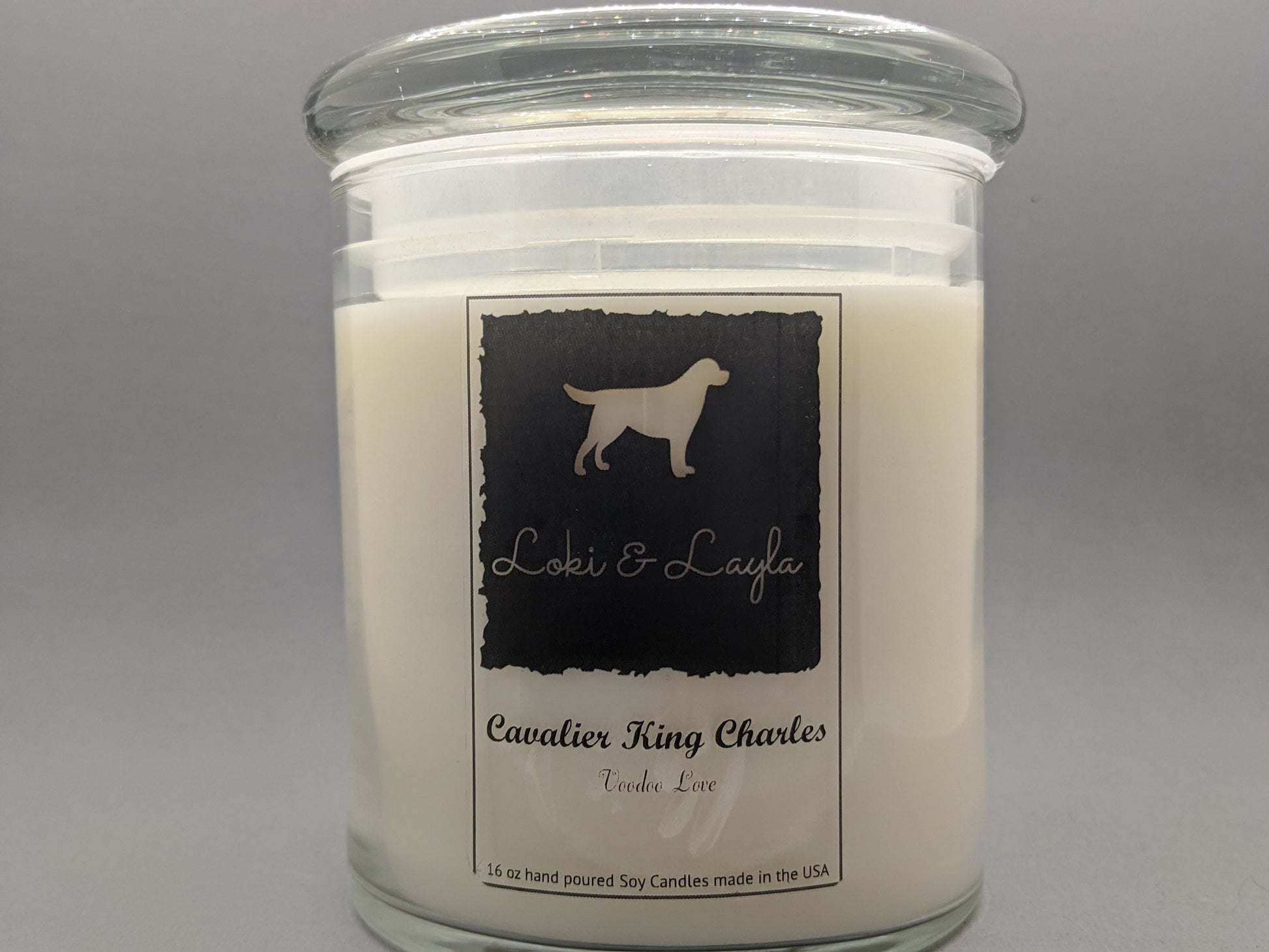 Cavalier King Charles - Voodoo Love 16.5oz candle image 0