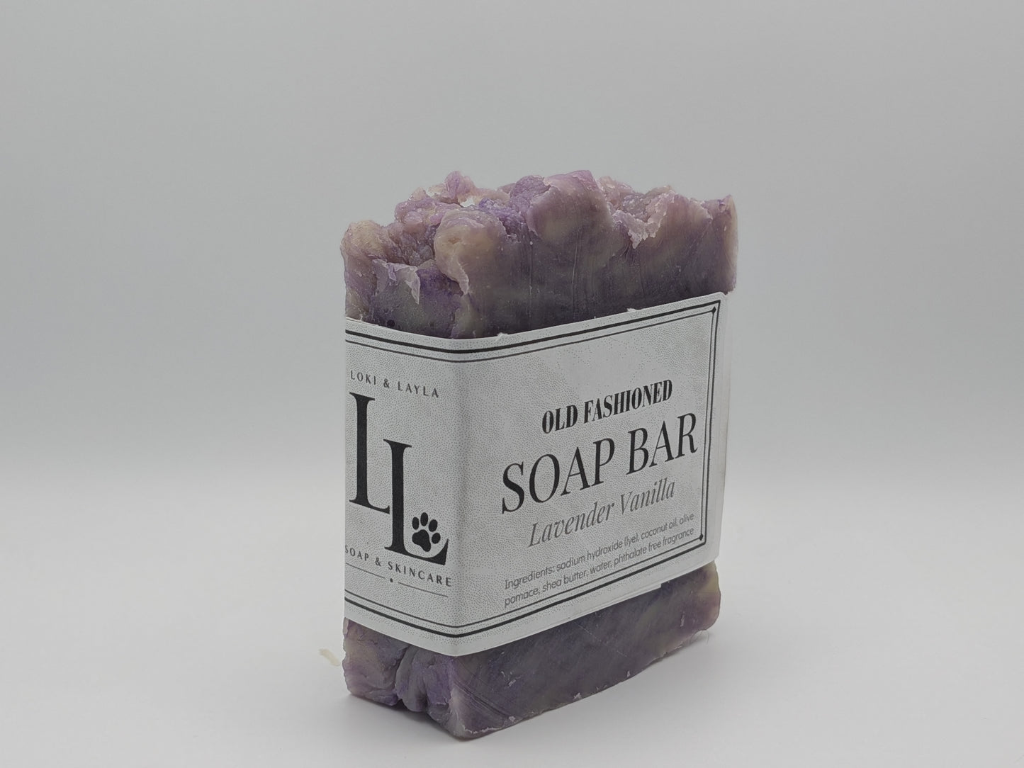 Lavender Vanilla - Old Fashioned Soap Bar