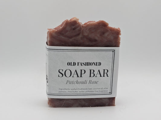 Patchouli Rose - Old Fashioned Soap Bar